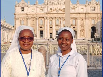 Sisters Honorine and Fides at St. Peter's