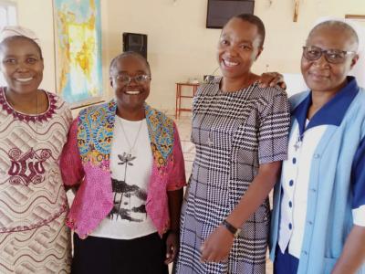 Cameroon: Srs. Emerentia Kewong, Rebecca Sepepka, Yvette Sam & Genevieve Yano