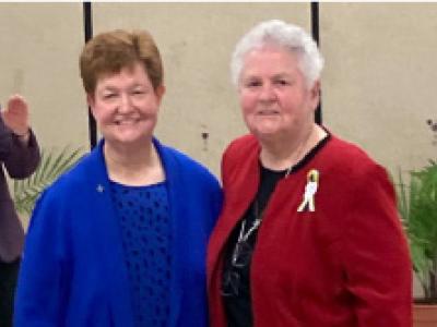 United States: Srs. Kathleen Corrigan and Mary Lou Sullivan