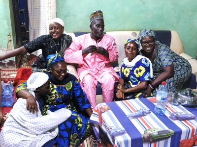 The Sisters of the Yokadouma community visiting some Muslim families