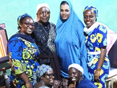 The Sisters of the Yokadouma community visiting some Muslim families