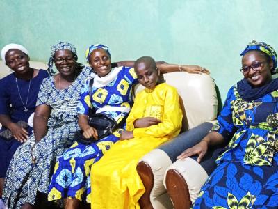 The Sisters of the Yokadouma community visiting some Muslim families