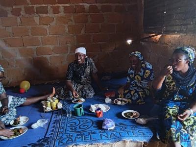 The Sisters of the Yokadouma community visiting some Muslim families