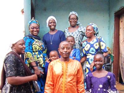 The Sisters of the Yokadouma community visiting some Muslim families